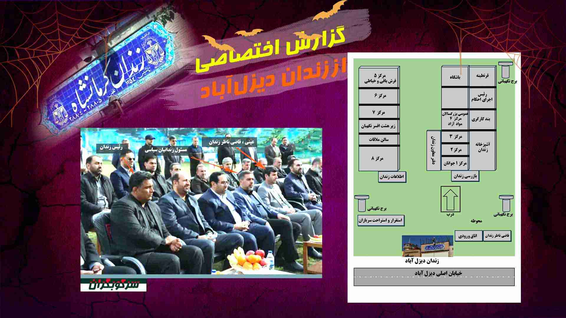 افشاگری و گزارش اختصاصی از زندان مخوف دیزل آباد کرمانشاه!